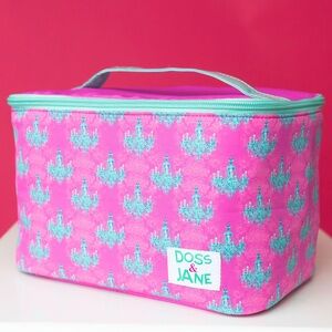 Doss & Jane Pink and Teal Cosmetic Organizer